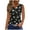 Black#7, variant on GaThRRgYP Women's Elegant Sleeveless Dress Top,Women's Printed V-neck Sports for Outer Wear Bottoming Slim Sleeveless White S