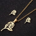 thumbnail image 4 of PVCS Women's Fashion Pendant Earring Set Color Clavicle Necklace Exquisite Earrings, 4 of 4