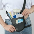 thumbnail image 5 of PATLOLLAV Sports Casual Waist Pack Canvas Invisible Theft Waist Pack Travel Multifunctional, 5 of 6