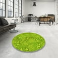 thumbnail image 3 of Ahgly Company Indoor Square Patterned Green Apple Green Area Rugs, 8' Square, 3 of 6
