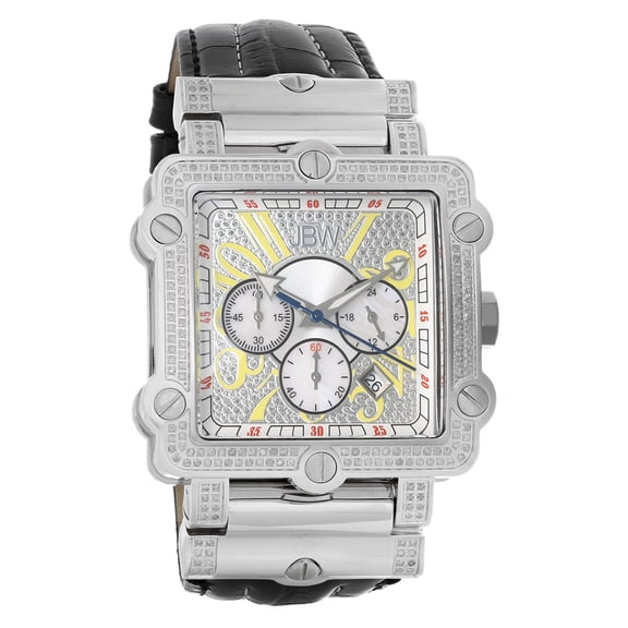 Men's JB-6215-238-B Phantom 1.20 ctw Stainless Steel Diamond Watch Watch