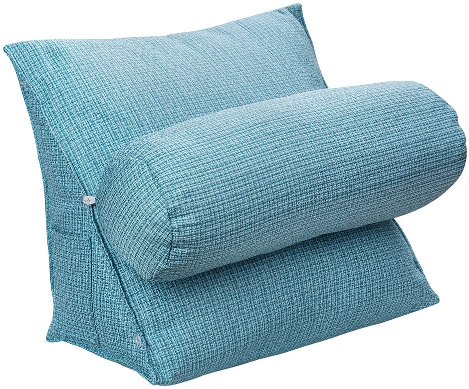 HALOVIE Wedge Pillow Throw Back Support Triangle Pillow Angle Pillows