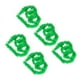 thumbnail image 1 of Wosthever 5 piezas de plumas de Navidad, tira de cinta colorida, árbol de Navidad, penacho Artificial, adorno DIY para decoración del banquete Decoración del hogar Verde, 1 of 6