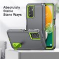 thumbnail image 3 of TECH CIRCLE for Samsung Galaxy A13 5G Case, Anti-Drop Hybrid Heavy Duty Protective Phone Cover Shockproof Rugged Military Bumper Tough Kickstand Cover for Samsung Galaxy A13 5G 6.5" 2021, Gray+Green, 3 of 8