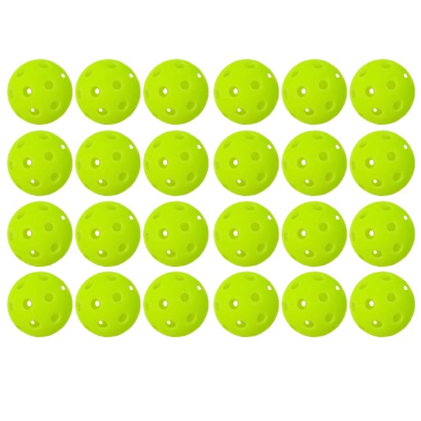 24pcs Pickleballs 40 Holes Outdoor Pickleball Balls USAPA Approved High