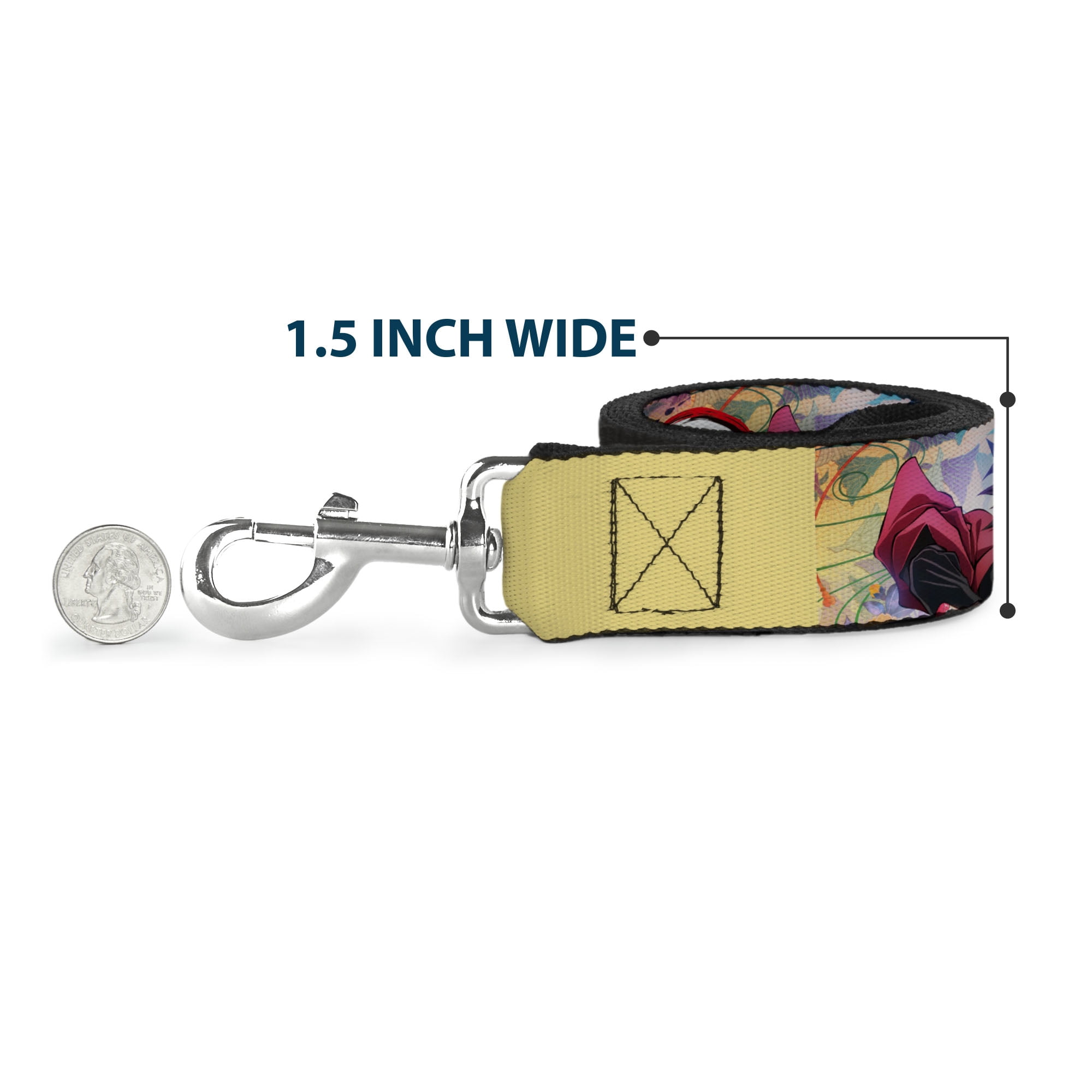 Aniplex of America Pet Leash, Dog Leash, Demon Slayer Giyu Tomioka Pose and Title Logo, 6 Feet Long 1.0 Inch Wide