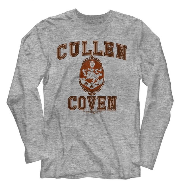 Twilight Cullen Family T-Shirt à Manches Longues Gris Chiné pour Anciens Étudiants