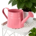 thumbnail image 5 of CoreLiving Mini Watering Can for Indoor Plants and Outdoor Flowers, Pink Metal Watering Pot with Mister Spray for Gentle Bonsai and Herb Care, 5 of 6