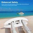 thumbnail image 3 of 5in Dock Folding Cleat, High Strength Marine Grade Nylon Boat Rope Ship Yacht Dock Cleat, Convenient Installation, Secure Fit, Suitable for Boats, Yachts,, 3 of 7