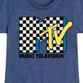 thumbnail image 3 of MTV - Checker Logo - Toddler And Youth Girls Short Sleeve Graphic T-Shirt, 3 of 5