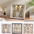 thumbnail image 6 of SharkTRUE DIY Mini Museum Shadow Box with Gold Frames & Figurines - 9.84" Memory Display Kit for Photos & Keepsakes, 6 of 10