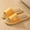 Yellow, variant on Cameland New Couple Home Chinese Wind Open Linen Slippers Spring And Summer Home Cotton Linen Non-slip Wooden Slippers