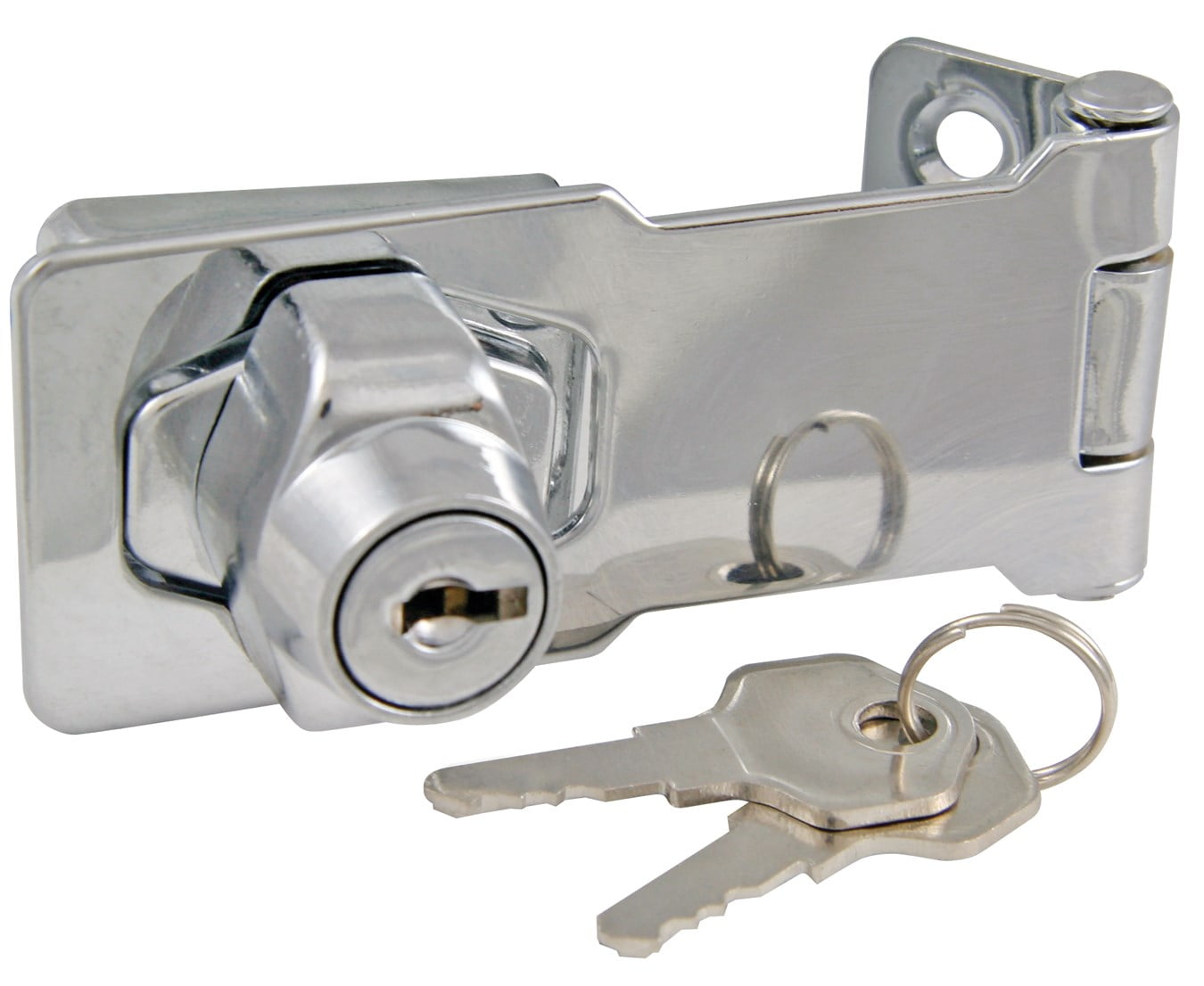 Ultra 3" Chrome Plated lock With Hasp