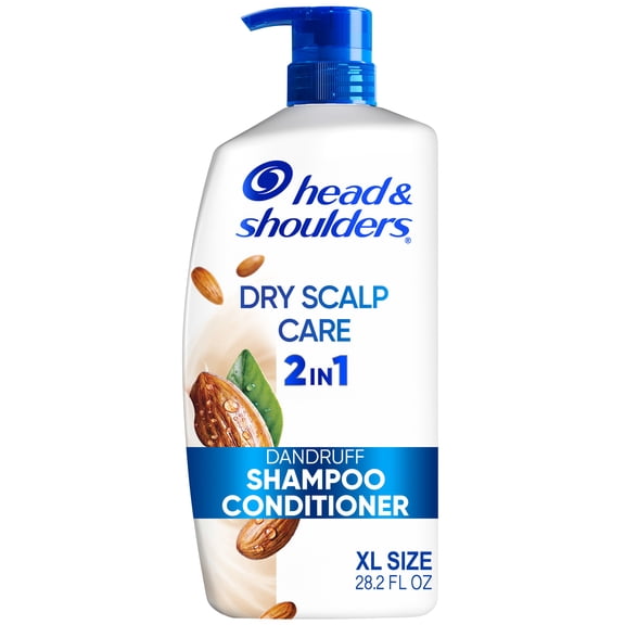 Head & Shoulders 2 in 1 Dandruff Shampoo and Conditioner, Dry Scalp Care, 28.2 fl oz