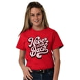 thumbnail image 3 of Never Look Back Positive Motivation Women's Plus Size Graphic Tee Brisco Brands 2X, 3 of 5