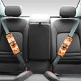 thumbnail image 2 of Chririnla Seat Belt Shoulder Pad Comfortable Car Seat Belt Pads Polyester Quick Install, Suitable for SUV Van, Highland Cattle Flowers, 2 of 7