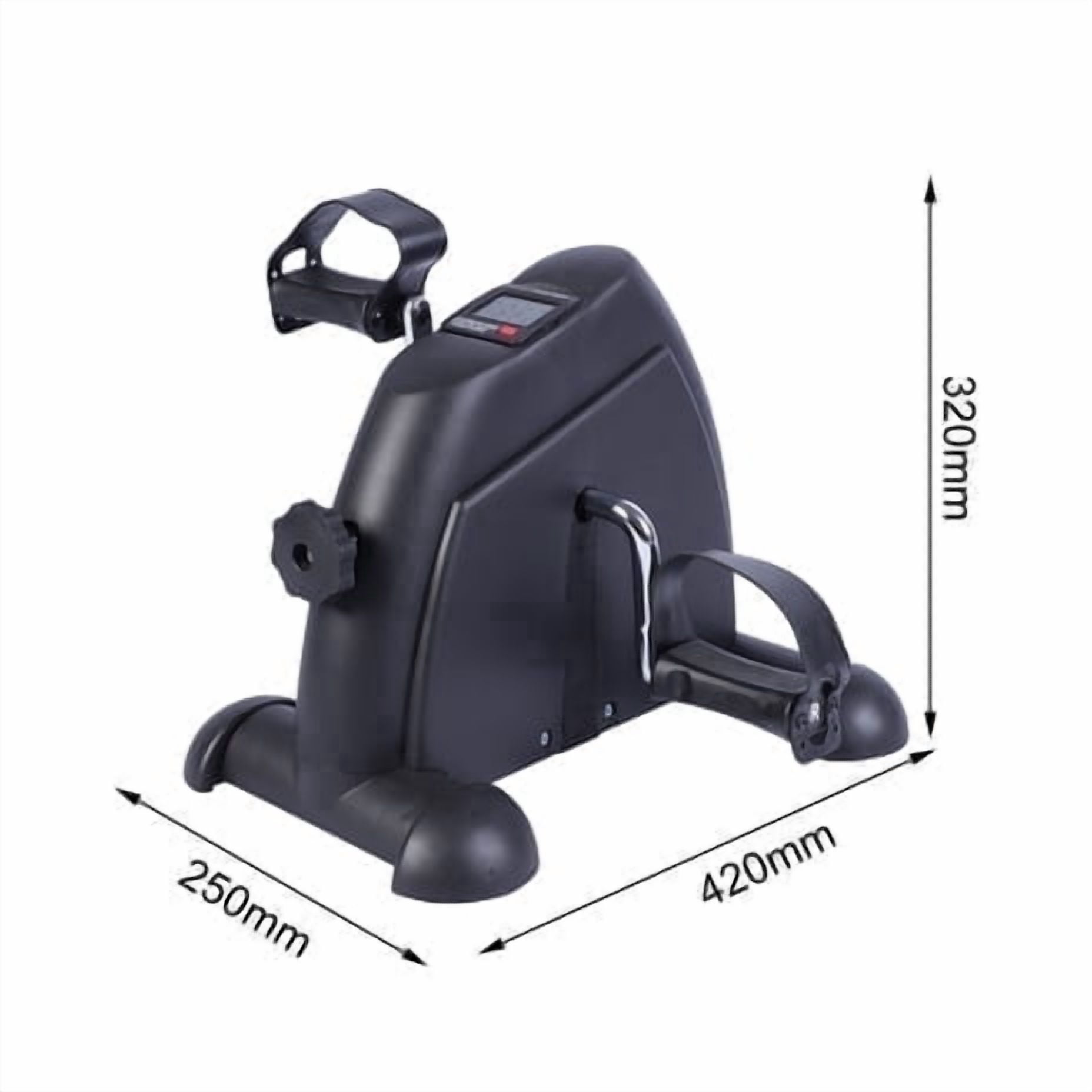 Mini Multi-Function Stepper,Exercise Bike,Digital Under Desk Bike with LCD Screen Display,Pedal Exerciser Peddler for Leg Arm and Knee for Elderly