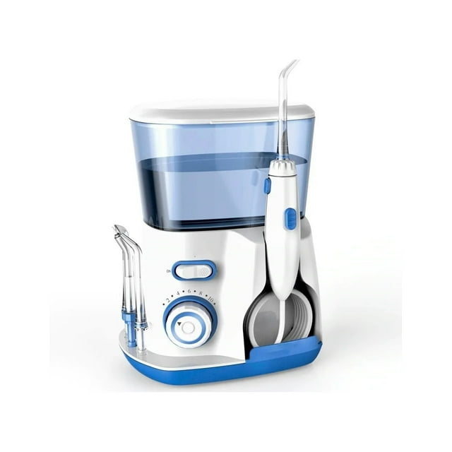 Irrigador bucal Waterpulse v300 Dental, 600 ml, con 5 hilos dentales