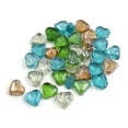 thumbnail image 1 of Piedras de vidrio multicolor Unique Bargains 500g en forma de corazón para acuario, 1 of 2