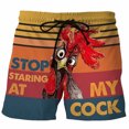 thumbnail image 2 of ICHUANYI Clearance Men Drawstring Casual Printed Beach Work Casual Trouser Shorts Pants(Yellow, XXXXXL) Ichuanyi Ichuanyi, 2 of 3