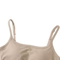 thumbnail image 5 of SMihono Stylish Women's Cotton Bralette - Wireless Unlined Sleep Comfortable Seamless Cami Bra Backless Sexy Seamless Push-Up Everyday Bras Khaki L, 5 of 5