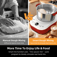 thumbnail image 3 of AIZIYO DoughChief, 5.3QT Dough Mixer, Dough Maker with Ferment Function, Touch Panel Control, 304 Stainless Steel Bowl, Removeable lid, Dough Proofing Box for Pizza, Bread, Pasta & Mochi, 3 of 9