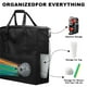 thumbnail image 5 of Bolsa de Almacenamiento Portátil para Granizados Fs301 | Correa de Hombro Ajustable | Caja de Transporte para Viajes y Exteriores | Bolsillo de Malla | Protección Contra Golpes | Negra 44 X 26 X 10 C, 5 of 7