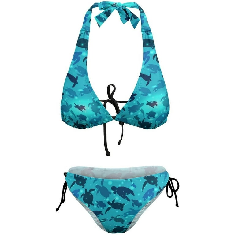 Shop the Stunning and Sexy Tie-Side Thongs - Blue Camo, Green Camo, Leopard  Print
