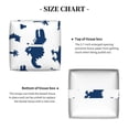 thumbnail image 5 of Naloa Cute Cartoon Dinosaurs Tissue Box CoverLeather Tissue Holder Square Facial Tissue Case Facial Paper Organizer Dispenser for Bathroom, Vanity Countertop, Tabletop, Car, 5 of 8