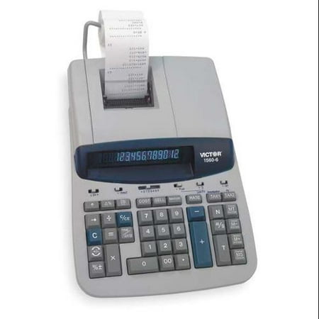 12-1/2" Printing, Desktop Financial Calculator, Victor, 1560-6
