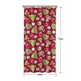 thumbnail image 5 of Red Christmas Decoration Pattern Shower Curtain 36"x72" ,Bathroom Decorative Shower Curtains Set with 12 Hooks,Modern Waterproof Washable Shower Curtain, 5 of 6