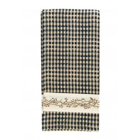 

Mr. MJs Trading AG-30296S-4 Tea Towels Berryvine Navy - Set of 4