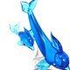 thumbnail image 4 of Adorno de delfín de cristal (1 unidad) - Figura decorativa de escritorio, 4 of 7