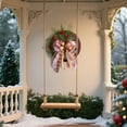 thumbnail image 4 of Christmas Decoration Red Truck Garland Door Hanging Hangers, 11.8 Inch Artificial Christmas Wreath Wall Decor for Home Decoration Indoor Outdoor, Farmhouse Fall Decor, Christmas Decorations, 4 of 7