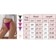thumbnail image 2 of Gibobby Pantys para Mujer Tanga sin costuras para mujer, anillo de Metal, Pure Desire, Sexy, para chica, pantalones, talla grande, algodón , , ropa interior transpirable(Morado， S), 2 of 2