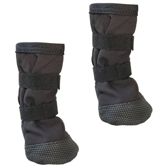 2Pieces Waterproof Adjustable Dog Boot For Injury Recovery Breathable Protective Paws Covers With Antislip Soles