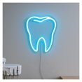 thumbnail image 1 of Letrero De Neón Diente, Ideal Para Decoración Pared Consultorio Dental, Con Luz Regulable 38cm, 1 of 3