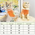 thumbnail image 2 of Rewera Cat Sweater for Cats Warm Puppy Clothes for Small Dog Button Kitten Knitwear Doggy Sweatshirt Winter Pet Clothing for Chihuahua Yorkie Pug Poodle, 2 of 6