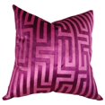 thumbnail image 1 of Plutus Cesire Velours Labyrinthe Fait à la Main Coussin de Jeter, (22 "x 22"), 1 of 1