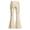 02-Khaki, variant on Girls' Uniform Flare Leg Chino Pants Kids Bootcut Dress Pants School Uniform Slacks Preppy Clothes