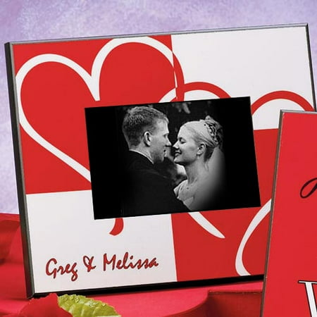 Personalized Interlocking Hearts Frame