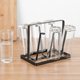 thumbnail image 5 of Cup Drying Rack, 2 Pack Bottle Drying Rack Cup Holder Bottle Drainer Cup Rack with 6 Hooks for Offic, 5 of 5