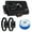 Blue\Black, variant on Electric Dog Fence System Pet Tone Shock Boundary Containment Waterproof with 2 Collar Receiver for Small Medium Large Dog