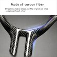 thumbnail image 3 of Carbon Fiber Car Steering Wheel Frame Trim for-BMW 3 Series E46, 3 of 5