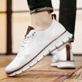 thumbnail image 4 of Zapatos casuales Brock de talla grande 48 para hombre, de moda, con superficie tejida, transpirables, ligeros y deportivos, 4 of 6
