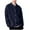 Navy, variant on Mgmyaa Men's Relaxed Fit Knit Cardigan Long Sleeve Button Down Collar Open Front Coat Warm Loungewear with Chest Pockets