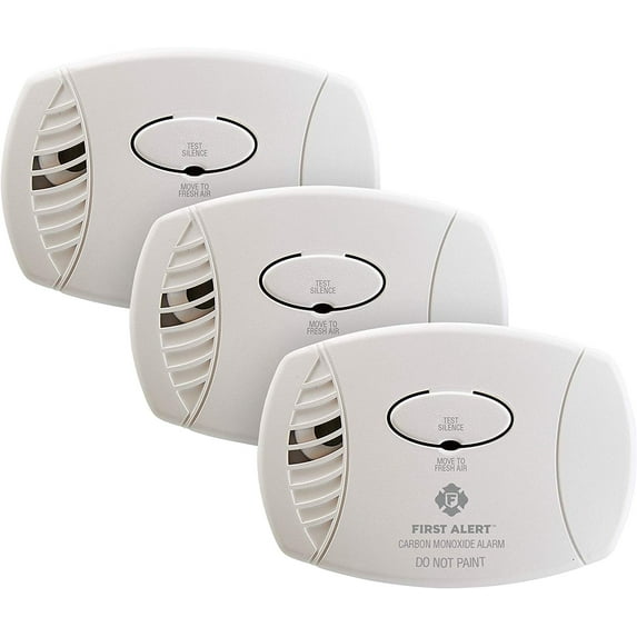 First Alert CO600 Plug-In Carbon Monoxide Detector (3 Pack)