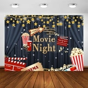 Cinema Movie Night Backdrop Drive in Movie Night Theme Birthday Party Photography Background Red Carpet Movie Night Dress-up Awards Parties Decorations Photoshoot Backdrops (7x5)