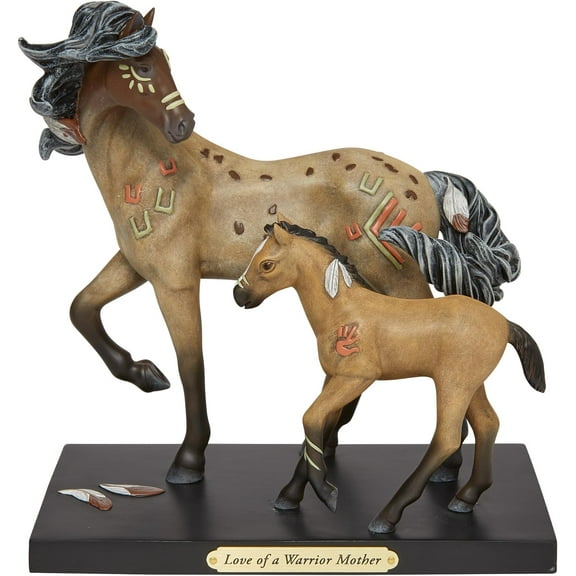 Enesco The Trail of Painted Ponies Warrior Mother Figurine, 7.4 Inch, Multicolor
