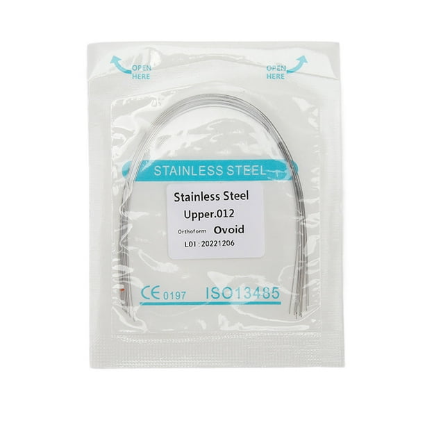 AZDENT Round Orthodontic Wires AZDENT Super Elastic Orthodontic Arch Wires - Nickel Titanium, Round, Natural, 10 Pieces Per Pack Super Elastic Dental Wire - Foto 6